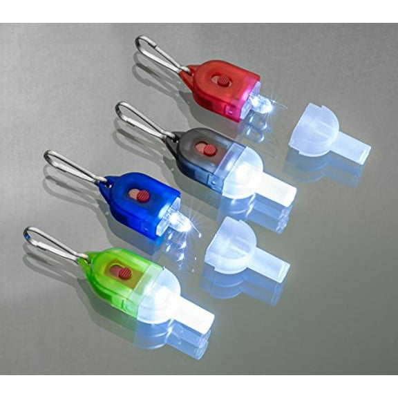 SE Assorted Color Illuminated Needle Threaders with White LEDs (4 PC.) - SN-LT24-4
