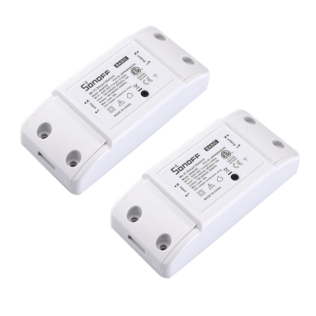 Mistaha 2pcs/lot SONOFF 10A DIY Smart WiFi General Modification Remote Control Power Shut with Smart