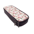 thumbnail image 6 of Lsque Lilies Flowers Printed Big Capacity PU Leather Pencil Case Large Pencil Pouch Stationery Pen Bag Pencil Holder for Teen, 6 of 6