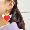 thumbnail image 4 of Collar personalizado a juego para parejas, colgante de amistad, joyería adecuada para aros con nombre del Día de San Valentín, 4 of 4