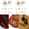 thumbnail image 3 of Coofit 2 Sheets Guitar Sticker DIY Decorative Sakura Guitar Decal for Ukulele Bass, 3 of 6