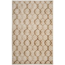 SAFAVIEH Paradise Luana Geometric Swirls Area Rug, Cream, 5'3" x 7'6"