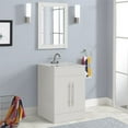 thumbnail image 2 of Saint Birch 23" PVC Plastic Bathroom Vanity with Top and Sink in White/Cream, 2 of 5