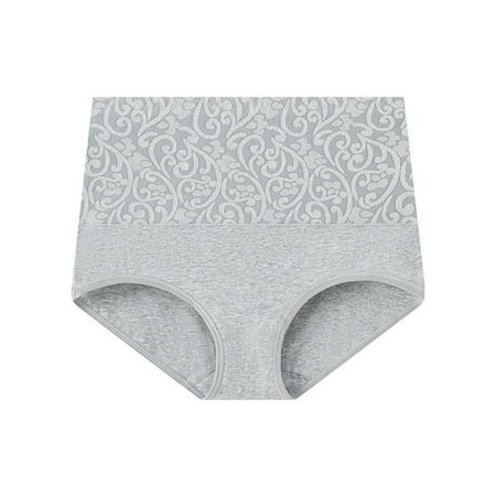 Clearance Horkkom Cotton Underwear for Women Plus Size High Waisted Ladies Panties Color Block Comfy Breathable Underwear XS-5XL  Gifts for Women