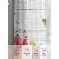 thumbnail image 6 of Bunny Easter Sheer Curtains 45 Inch Length 2 Panels Set Window Treatments, Eucalyptus Spring Floral Farmhouse Wooden Rod Pocket Semi Curtains for Living Room/Bedroom/Kitchen Décor, 104"W x 45"L, 6 of 7