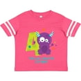 thumbnail image 3 of Inktastic Monster 4th Birthday Boys or Girls Toddler T-Shirt, 3 of 5