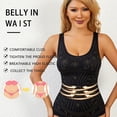 thumbnail image 3 of Happydeer One-piece Slimming Shapewear Backless Sling Body Tight Underwear Adjustable Buckles Triangle Ribbon Body Tight Underwear, 3 of 13