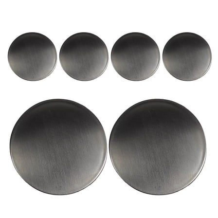 6pcs Stainless Steel Kitchen Sink Hole Covers Faucet Hole Stopper Sink Hole Concealer Countertop Hole Cover