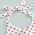 thumbnail image 3 of POINTERTECK 2 Pcs Infant Independence Day Outfits Girls Tie-up Ruffled Halter Tops Ripped Jeans Summer Clothing Sets, 3 of 6