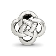 Reflections 925 Sterling Silver Celtic Knot Bead 9 x 9 mm.