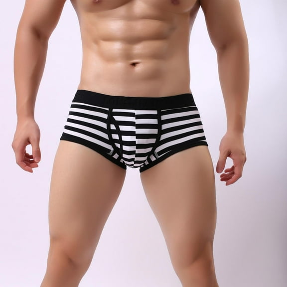 Jwputqe Mens Boxer Briefs,Mens Briefs,Boxer Briefs,Breathable,Comfort Fit,Solid,Elastic Waist,Nylon,Spandex,Black,L