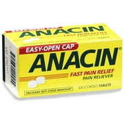 Insight Pharmaceuticals Anacin Pain Reliever, 100 ea