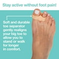 thumbnail image 5 of ZenToes Toe Separators with 2 Loops, Soft Gel Bunion Correctors, pack of 4, Beige, 5 of 8