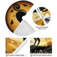 thumbnail image 2 of FMSHPON Halloween Cat Xmas Christmas Tree Skirt Stand Mat for Holiday Party Decoration Indoor Outdoor 36 inches, 2 of 6