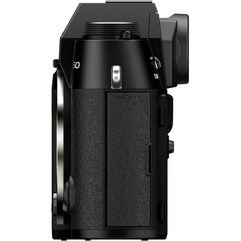 Fujifilm X-T50 Mirrorless Camera (Black) Bundle with Advanced