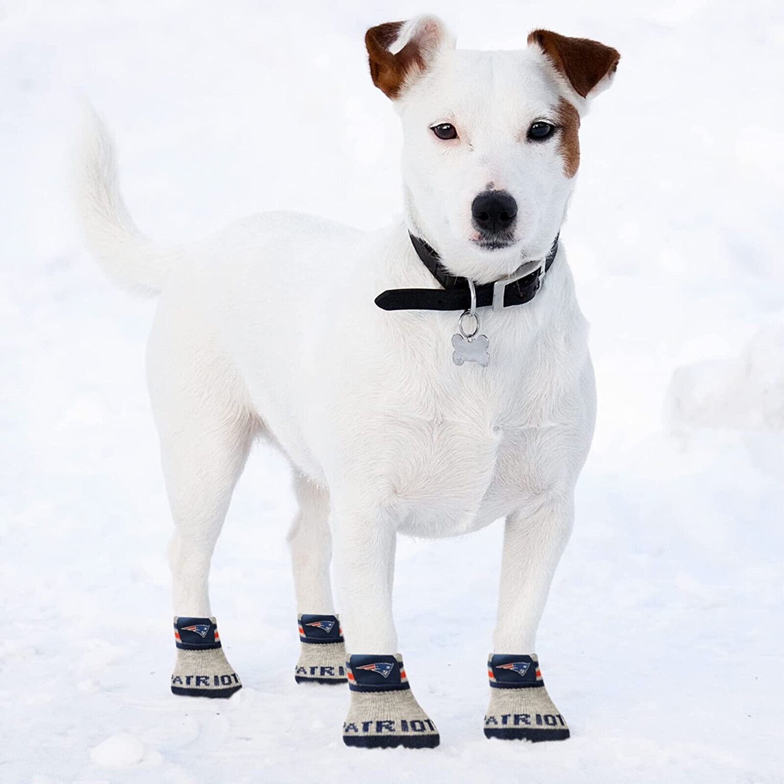 NFL Anti Slip Dog Socks with Elastic Ribbed Top Indoor/Outdoor Paw Protection