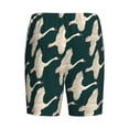 thumbnail image 2 of Lsque Flying Swans Mens Sleep Pajama Shorts,Short Pajama Pants, Cotton Ultra-Soft Knit-4X-Large, 2 of 9