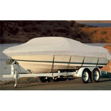 UPC: 0040011702050 | Taylor Made 70205 17 x 19 ft. 102 in. V-Hull Runabout Bow Rider Boat Cover Gray