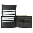 thumbnail image 2 of Men's Bifold Flap Up Premium Leather Zipper Pocket Wallet P 3053 (C), 2 of 3