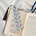 thumbnail image 4 of Kdxio Butterfly Print Metal Tassel Bookmarks,Perfect Gift for Art Lovers and Bookworms Metal Bookmarks for Women, 4 of 8