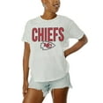 thumbnail image 3 of Women's Gameday Couture White Kansas City Chiefs Oversized Keep It Up T-Shirt, 3 of 5