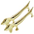 thumbnail image 1 of 2 soportes para palillos de metal con forma de perro, soporte para cucharas y tenedores., 1 of 7