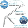 thumbnail image 5 of Miyuadkai Gun-Type Fish Hook Removal Pliers: Stainless Steel Extractor for Fishing Safety – Easy to Use for Anglers, 1 Clip Included, 5 of 7