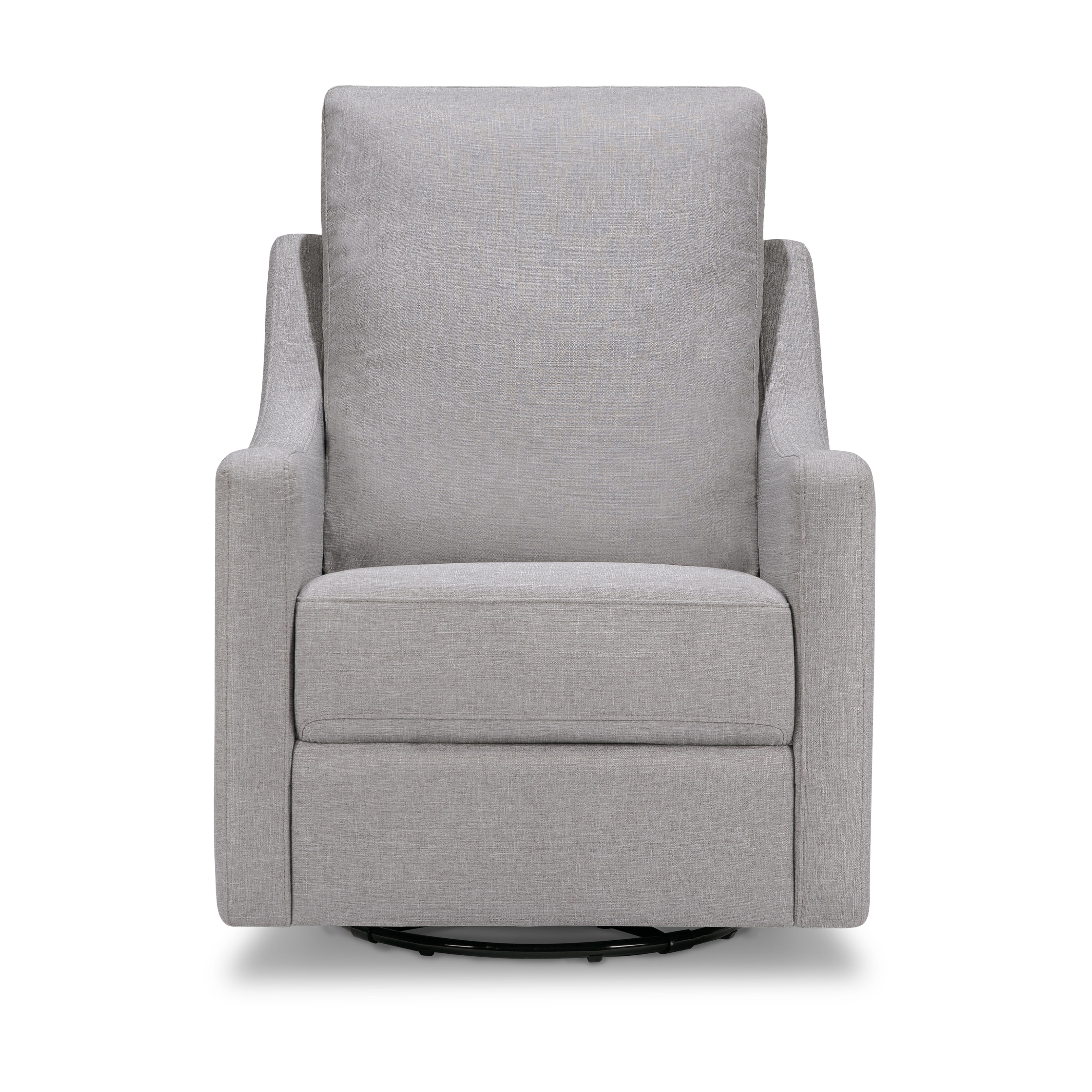 DaVinci Field Swivel Glider, Misty Gray Greenguard Gold Certified