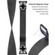 thumbnail image 3 of For Samsung Galaxy Watch Active Milanese Band Clover Decor Electroplated Stainless Steel Strap, Size, 3 of 5