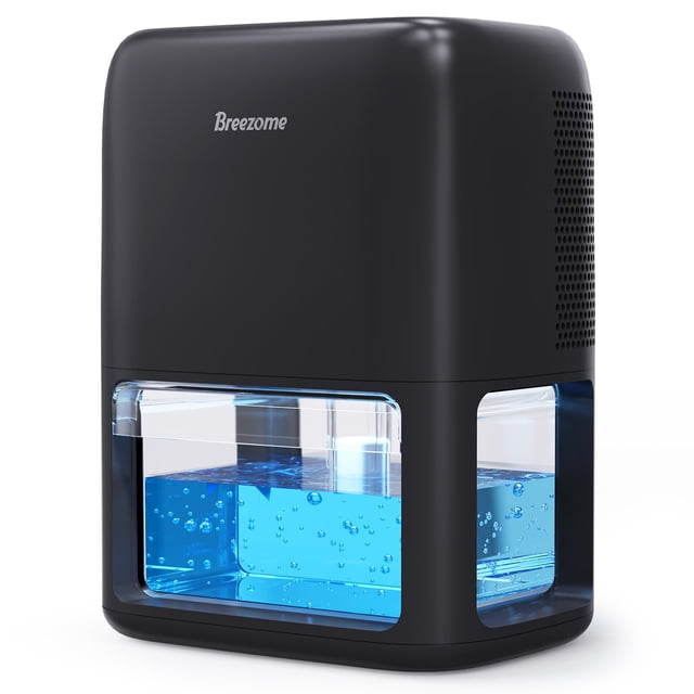 Deshumidificador BREEZOME 1.8L para el hogar de 60 oz con temporizador y modo de reposo
