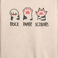 thumbnail image 3 of Instant Message - Rock Paper Claws - Women's Lightweight French Terry Long Sleeve Shirt, 3 of 6