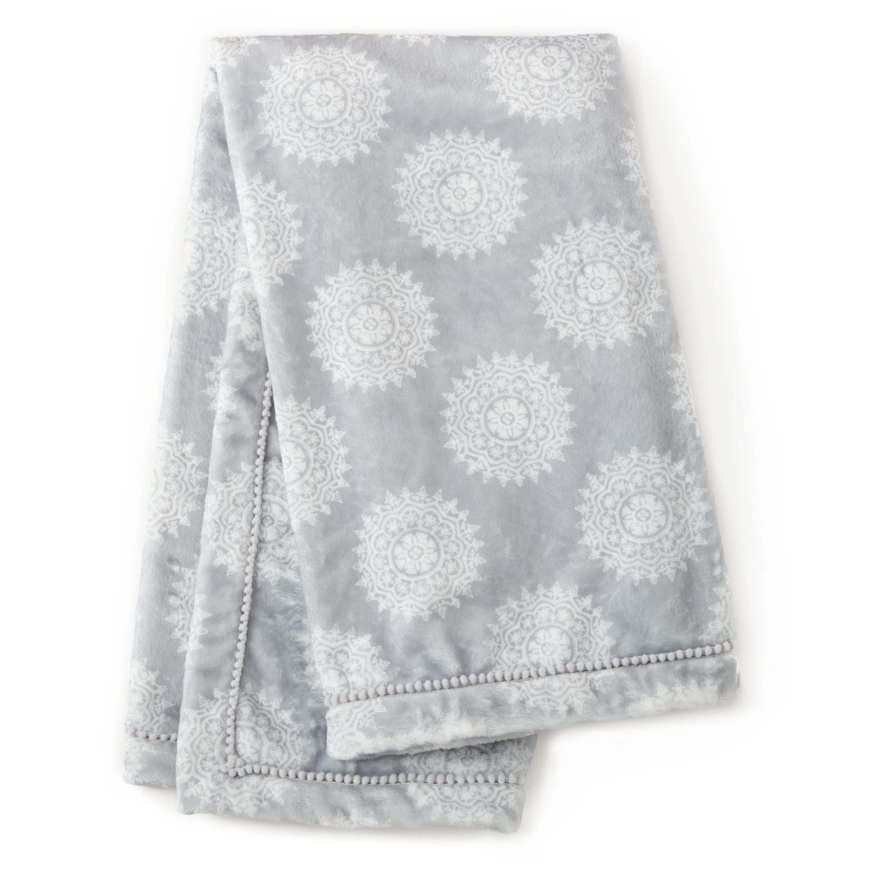 Levtex Baby Willow Medallion Blanket - Gray