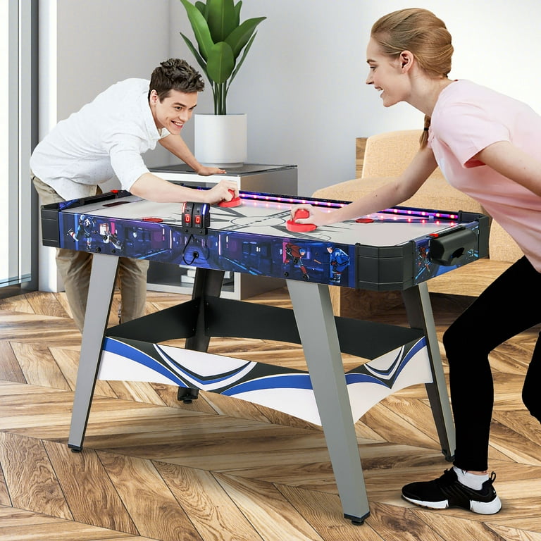 机 Gymax 54'' Air Hockey Game Table w/2 Pushers Pucks Adjustable Foot