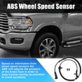 thumbnail image 3 of Unique Bargains 2pcs ABS Wheel Speed Sensor for Ram 1500 2013-2018 1500 Classic 2019 Front Left or Right, 3 of 6