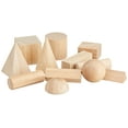 thumbnail image 4 of Learning Resources Solides Géométriques, Formes en Bois, Ensemble de 12 Formes Géométriques, 6 Ans et Plus, Multicolore, 4 of 4