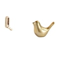 thumbnail image 1 of Gancho de pared plegable,Ganchos de pared plegables Ganchos de pared para abrigos,Gancho de pared para auriculares,gancho para abrigos,Figura de pájaros,Figura de pájaro dorado,decoración, 1 of 8