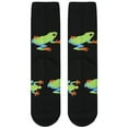 thumbnail image 5 of Cool Socks Tree Frogs Fun Print Novelty Crew Socks for Women, Size 5-10, 5 of 6
