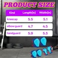 thumbnail image 2 of BESTSKY 2Pcs Knee Pads for Kids,Protective Gear Set Toddler Knee Pads,Anti-Fall and Anti-Collision Kids Knee Pads and Elbow Pads Set,Blue&Red, 2 of 7