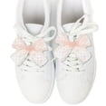 thumbnail image 2 of Unique Bargains 1 Pair Shoelace Charms Lace Bow Fashion Shoe Accessories Orange Pink, 2 of 5