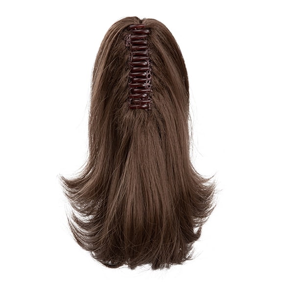 Curly Synthetic Fiber Hair Extensions Clip Ponytail Hairpiece for Women Various Hairstyles Everyday Wear