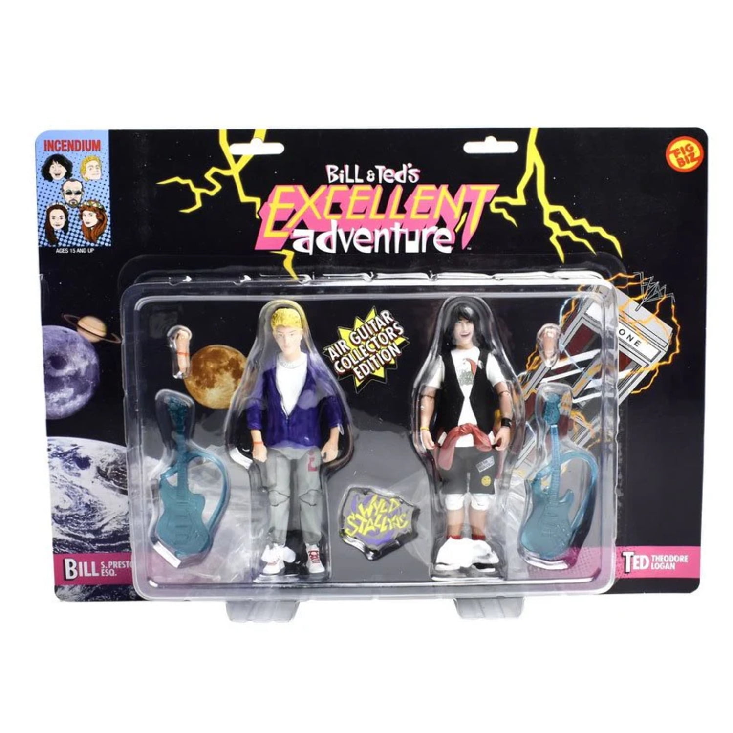 Bill Ted's Excellent Adventure Action Figure Set of 2
