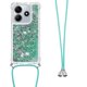 thumbnail image 3 of For Xiaomi Redmi Note 14 4G (164.84x78.15x8.16mm) TPU Case Quicksand Phone Cover with Lanyard - Lase, 3 of 5