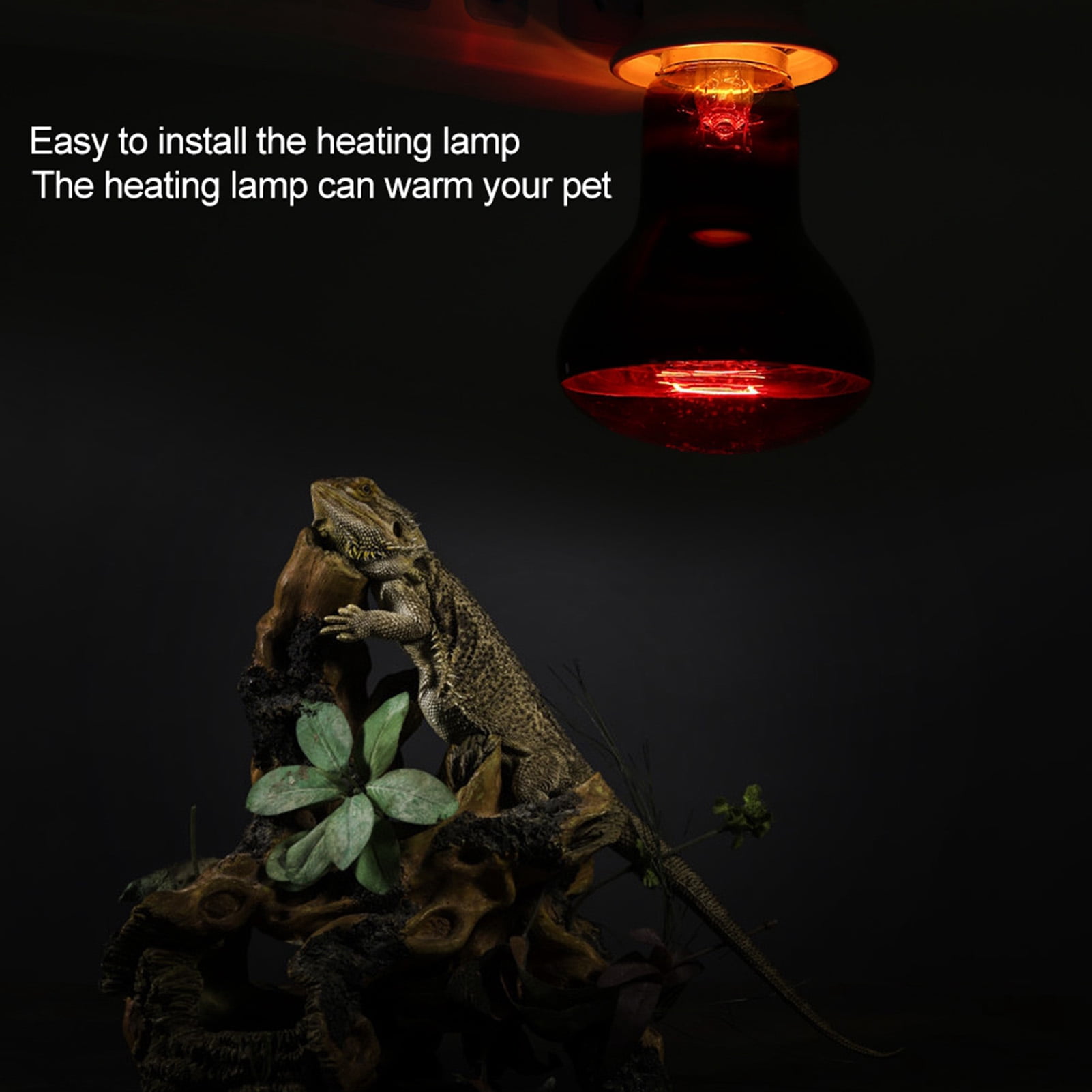 Heating Lamp,Safe And Non Lamp Helpful For Pet'S Sleep Lamp Infrared