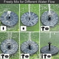 thumbnail image 4 of Solar Fountain, 200L/h Water Fountain Pump, For Bird Bath Pool, 4 of 8