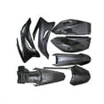 thumbnail image 5 of Complete Plastics Fender Fairing Body Kit with Mounting Hardware for TTR110 TTR110E SSR125TR SSR140 SSR170 Pit Dirt Bike – ABS Front Rear Fender Side Panels Shrouds Full Replacement Set (Black), 5 of 8