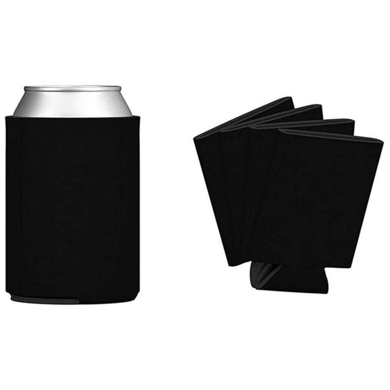Blank Beer Can Cooler Sleeve Soft Insulated Can Sleeve for Soda Beer Water  Bottles 