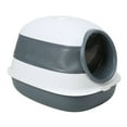 thumbnail image 2 of Cat Toilet Litter Box, Fully Enclosed Hooded Cat Litter Pan Foldable TPE With Lid Shovel For Home, 2 of 8