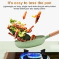 thumbnail image 3 of Nonstick Frying Pan Snowflake Pattern Saute Skillet with Medical Stone Coating Heat Resistant Handle Kitchen Cookware Accessories for Gas Electric Induction Stoves, 3 of 7