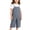 Light Blue, variant on Girls' Solid & Dot Print Cropped Overalls, Adjustable Thin Shoulder Straps & Big Side Pockets for Daily Grocery Runs and Backyard Play Gray 80