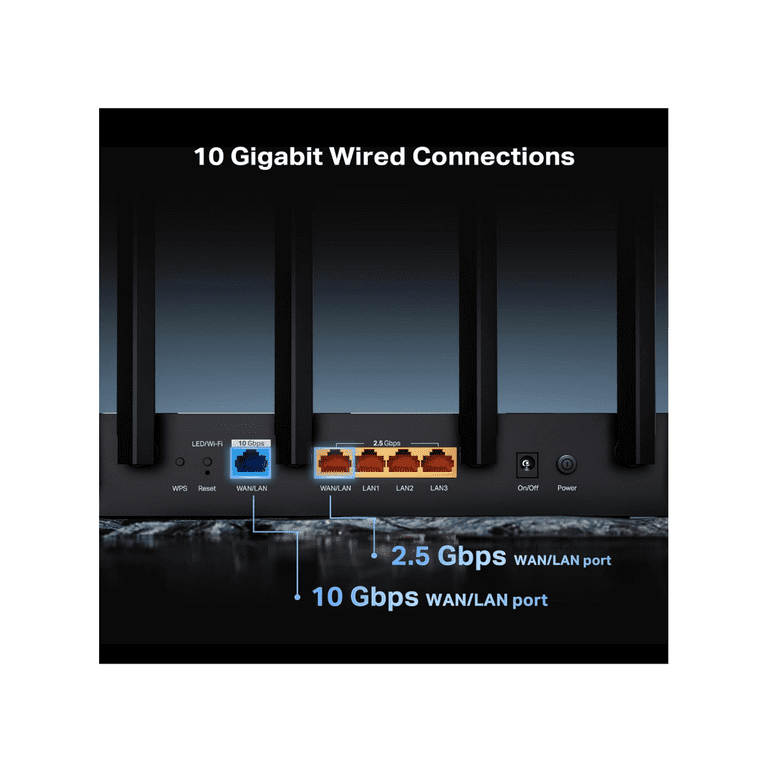 TP-Link Tri-Band BE9700 WiFi 7 Router Archer BE600 | 10G WAN/LAN +